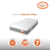 Colchón Sencillo Splendor Pillow New 100X190X25Cm