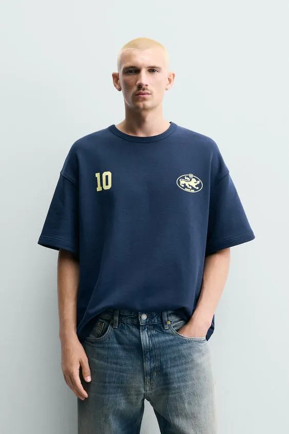 RELAXED FIT PRINTED SWEATSHIRT