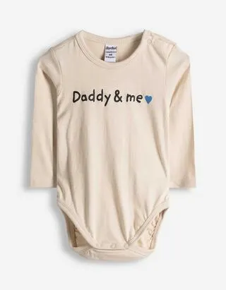 Body manica lunga - Cotone - Beige