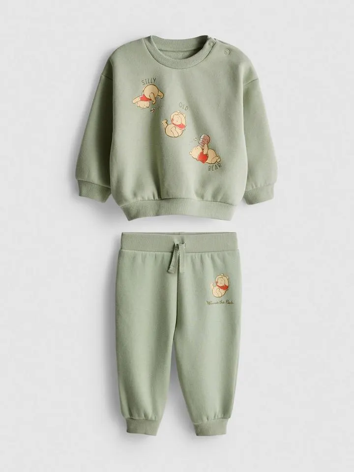 0–18 mois | Sweat-shirt et bas de jogging Disney Winnie l'ourson nouveau-né
