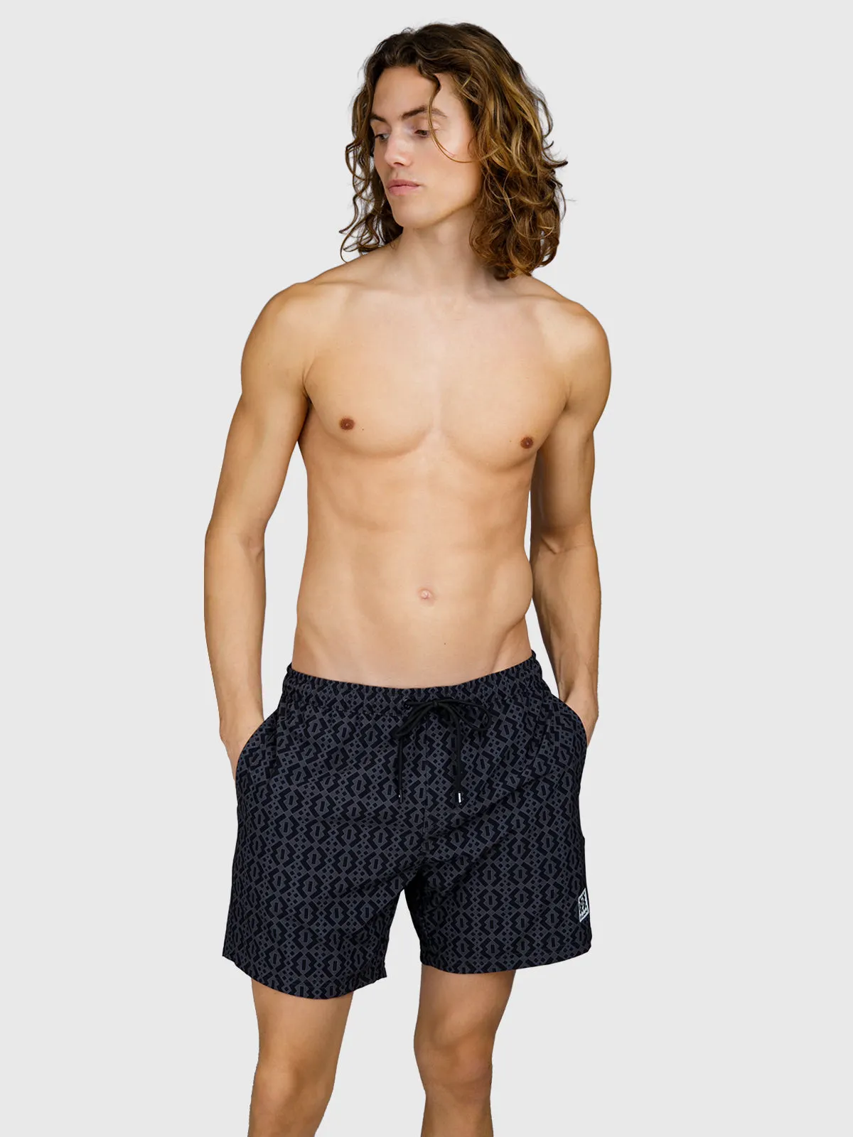High-95 Men Swim Shorts | Pirate Black