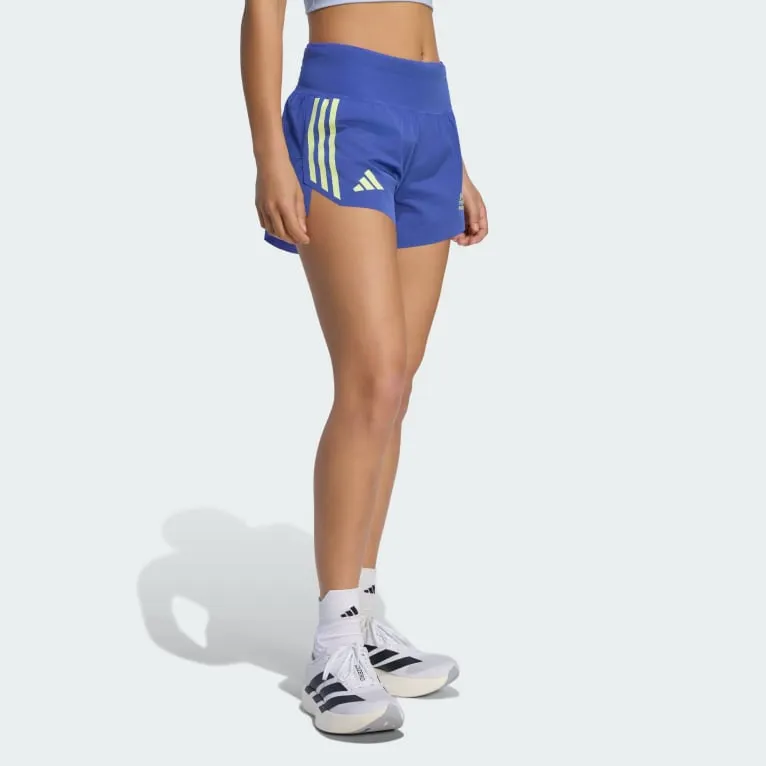 BMW BERLIN-MARATHON 2026 ADIZERO RUNNING SPLIT SHORTS, dame