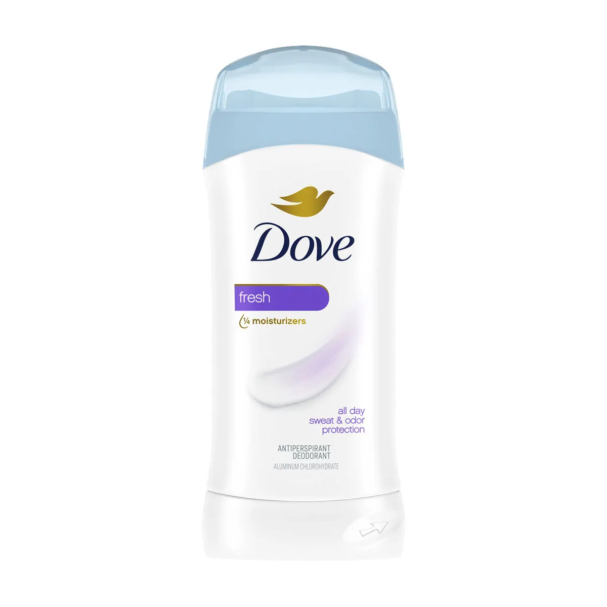 Dove Invisible Solid Antiperspirant Deodorant Stick, Fresh, 2.6 oz