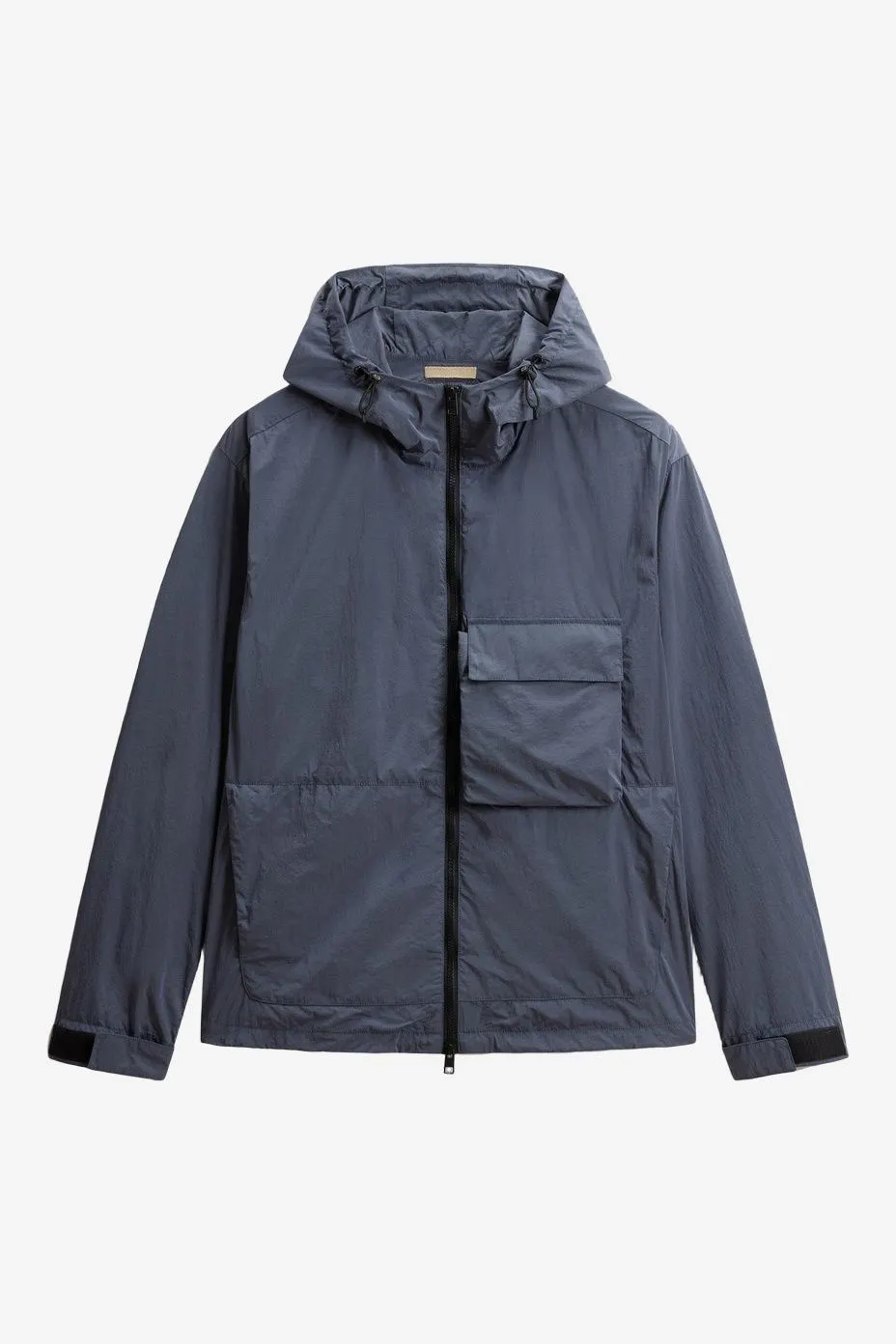 Shiny Nylon Hooded Jacket 31194