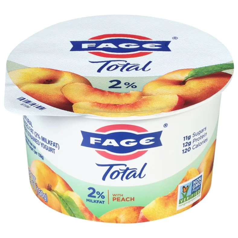 FAGE Milkfat Greek Strained Yogurt with Peach