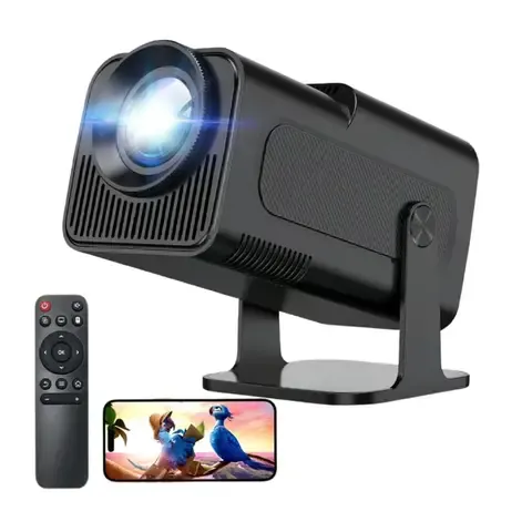 Proyector Portátil Mini Hy320 1080p 4k 10000 Lux Negro