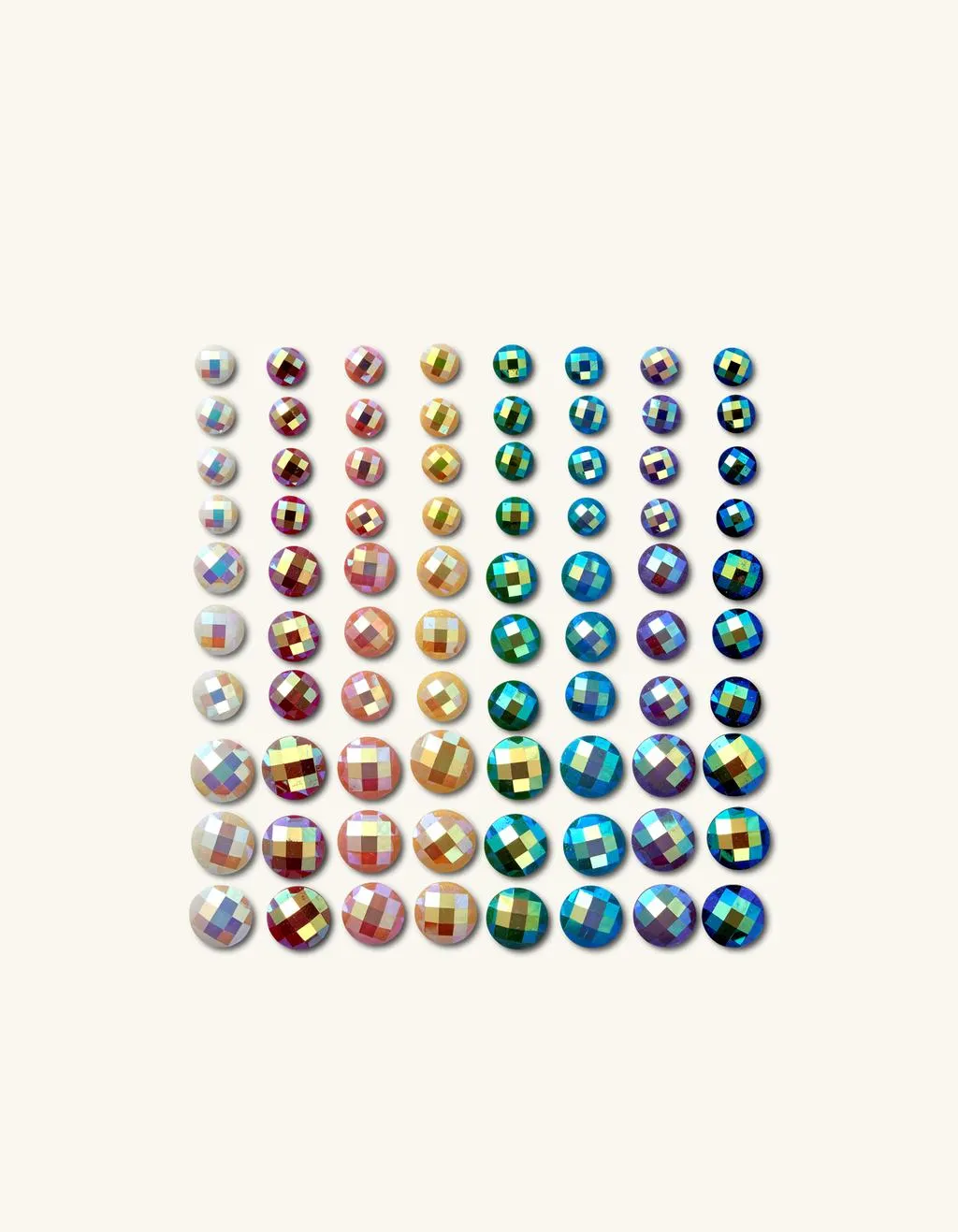 Glitzerstein-Aufkleber