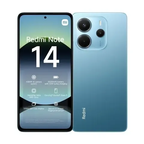 XIAOMI REDMI NOTE 14 - 4G LTE - 8GB RAM 256GB ROM BLUE