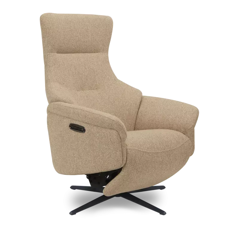 Relaxfauteuil Siesta - elektrisch + accu - stof Cayenne Beige