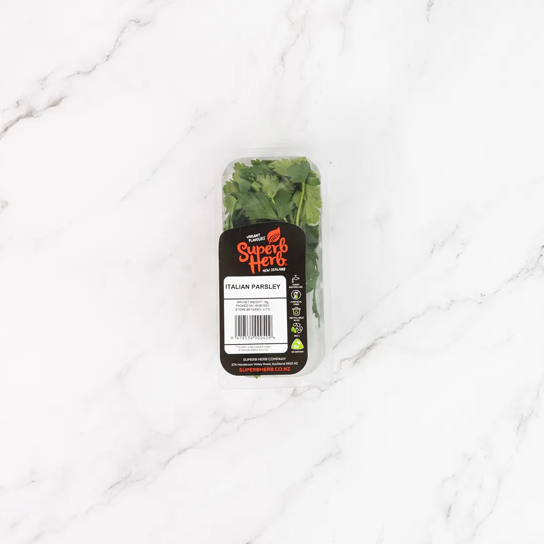 superb herb italain parsley prepack 15g