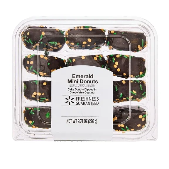 Freshness Guaranteed Emerald Mini Donuts, 9.74 oz, 12 Count