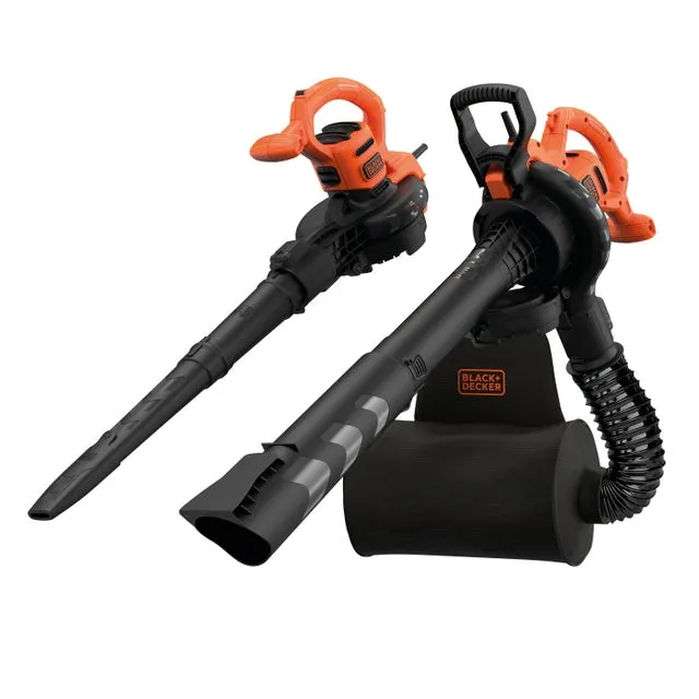 Soffiatore aspiratore trituratore elettrico BLACK + DECKER BEBLV260-QS, 2900 W