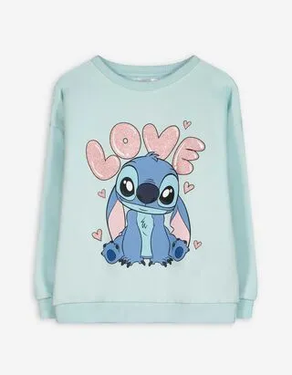 Felpa - Lilo e Stitch - blu