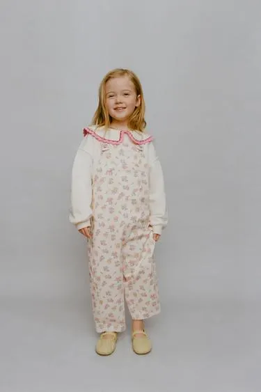 CROCHET PETER PAN COLLAR SWEATSHIRT