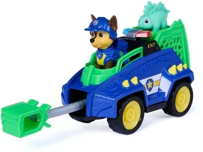 LA PAT'PATROUILLE - VEHICULE + FIGURINE - LE FILM MISSION DINO