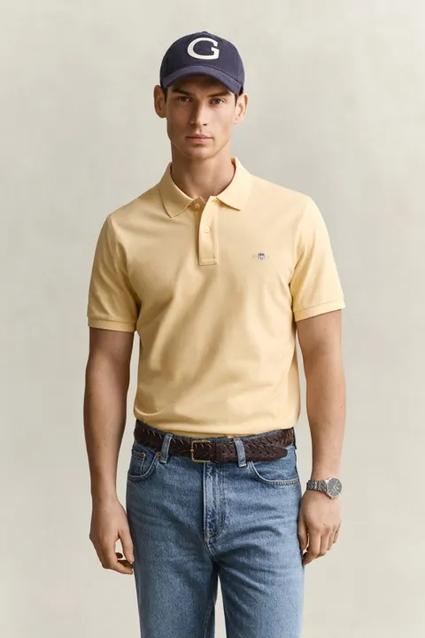 Klassisk piquéskjorte i regular fit
