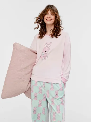 Soft Bunny Plush Sweater