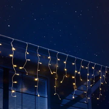 Tenda Luminosa Ice Light 240 LED Bianco Caldo – Uso Interno/Esterno