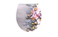 Duroplast WC-Sitz Carving Printing - Stein Orchidee