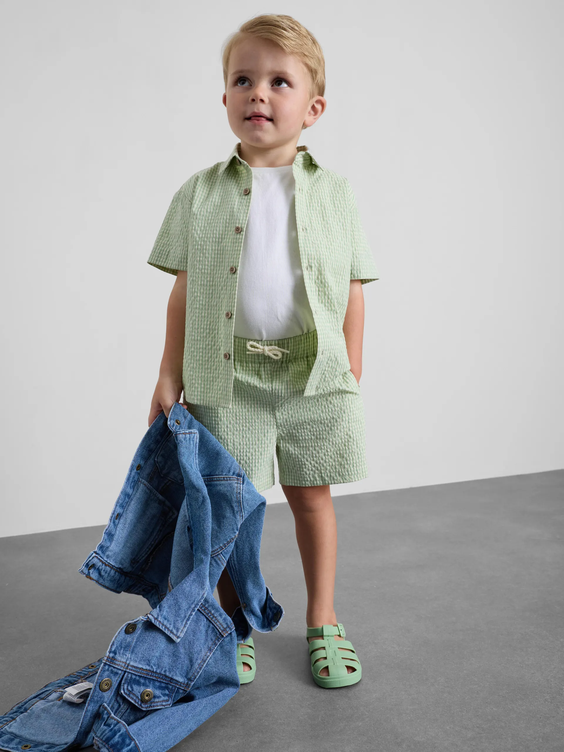 18 mois–12 ans | Ensemble chemise vichy et short Stacey Solomon