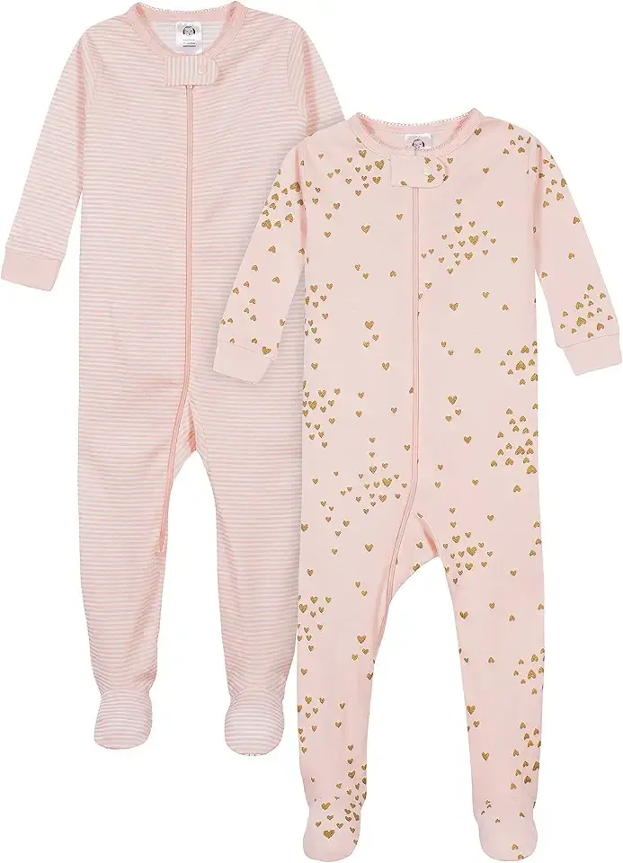 Baby Boys’ 2-Pack Sleep ‘N Play Pajamas