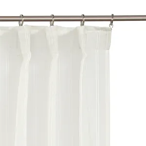 Visillo cinta frunce, trabillas Jara INSPIRE con líneas blanco de 200x280cm