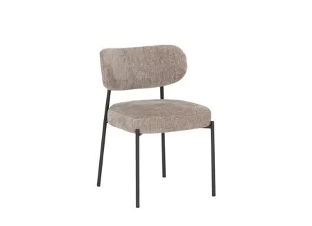 Stoel Alien 43x43x76cm - stof - taupe