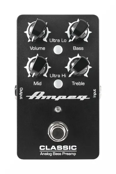 AMPEG CLASSIC ANALOG BASS PREAMP PEDAL 99-040-4041