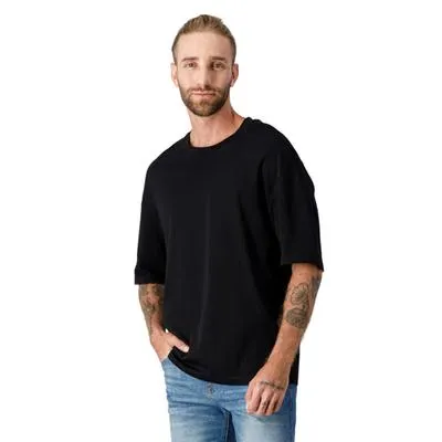 Playera Hummo Hombre Diseño Liso Negro