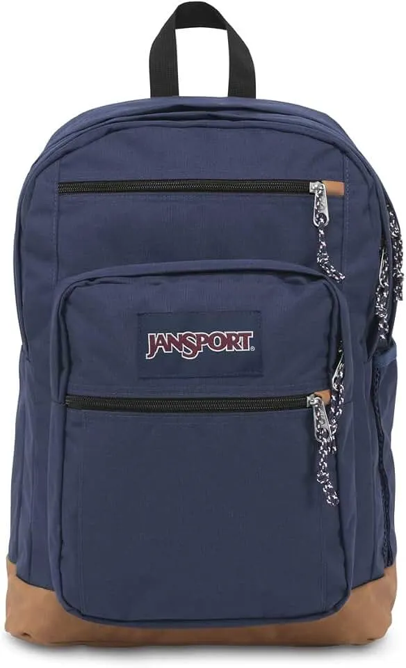 Cool Backpack, with 15-inch Laptop Sleeve - Large Computer Bag Rucksack with 2 Compartments, Ergonomic Straps, Navy