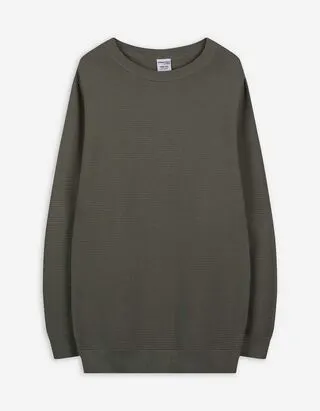 Pullover - A coste - verde scuro