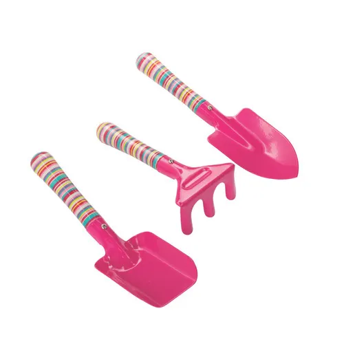Wondercrew 3-Piece Kids’ Garden Tool Set Pink