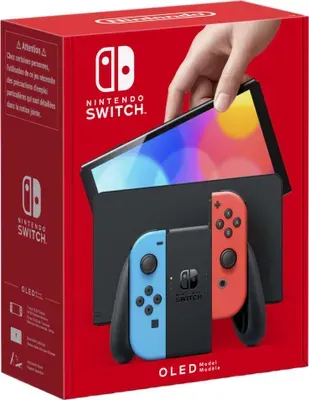 Nintendo Switch (OLED-Modell) Neon-Rot/Neon-Blau