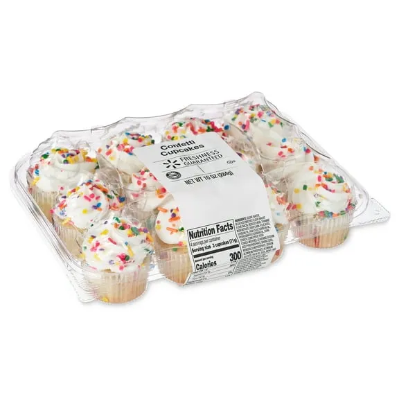 Rollback Freshness Guaranteed Confetti Mini Cupcakes, 10 oz, 12 Count $3.98 Was $4.48 39.8 ¢/oz