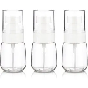 Set di 3 piccoli flaconi spray da viaggio da 30 ml - flaconi spray da viaggio vuoti - mini flaconi spray in plastica per nebulizzazione fine