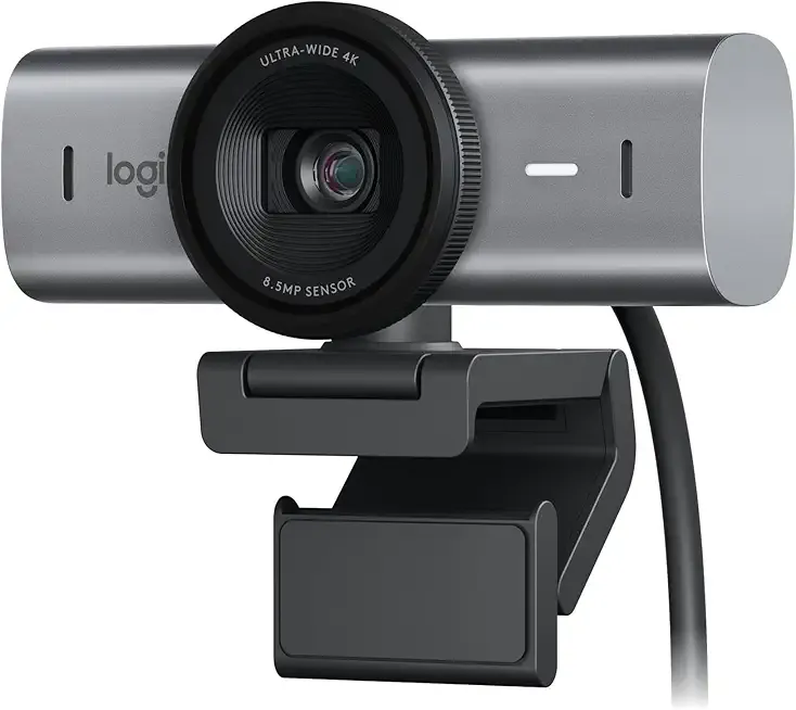 MX Brio Ultra HD 4K Collaboration, Streaming Webcam, 1080p at 60 FPS, Show Mode, Works with Microsoft Teams, Zoom, Google Meet, Nintendo Switch 2 new GameChat mode - Graphite
