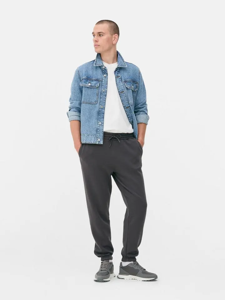 Bas de jogging à taille et chevilles élastiquées