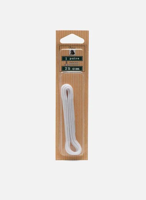 Veters Lacets Rond Fin 75 cm wit