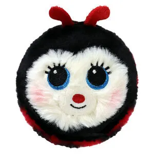 Peluche rebondissante Beanie Bouncers Buggie la coccinelle