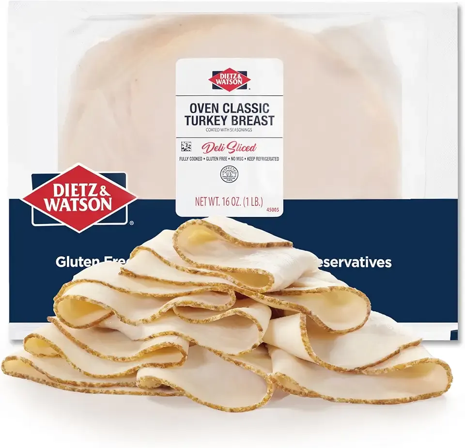 Dietz & Watson Deli-Sliced Oven Classic Turkey Breast, 16 oz