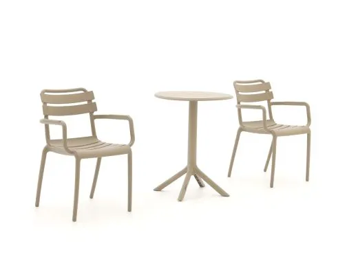Forza Vico/Rieti ø60cm balkonset 3-delig