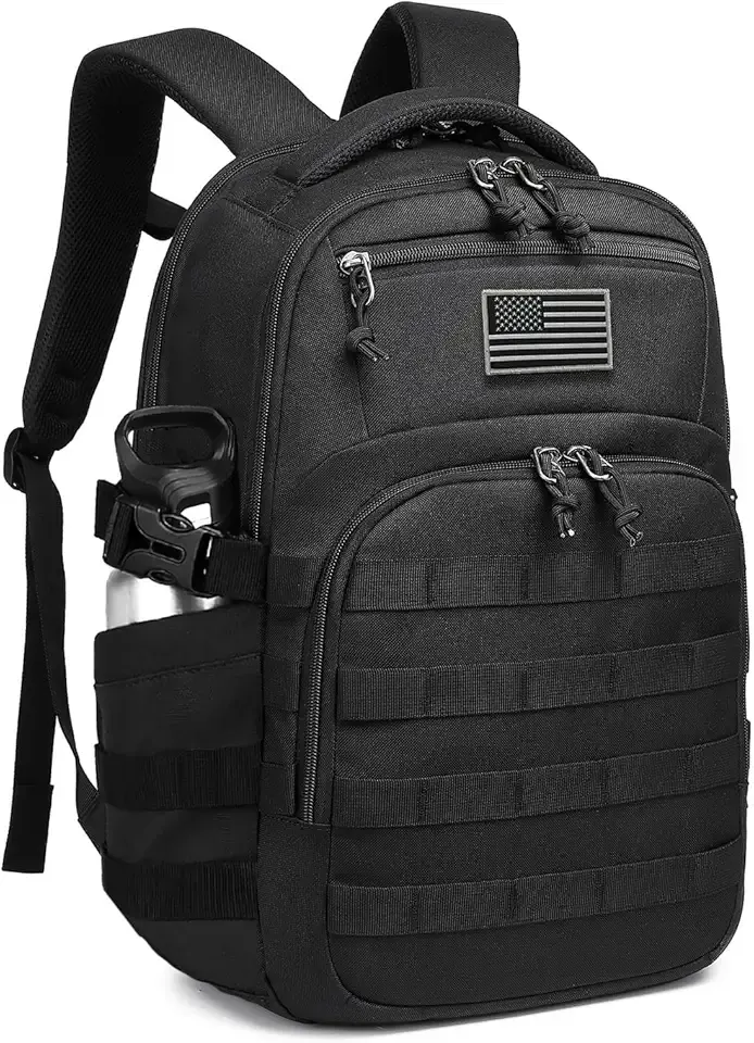 Military tactical backpack, backpack for men black small tactical assault bag