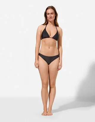 Slip bikini - Tinta unita - Nero