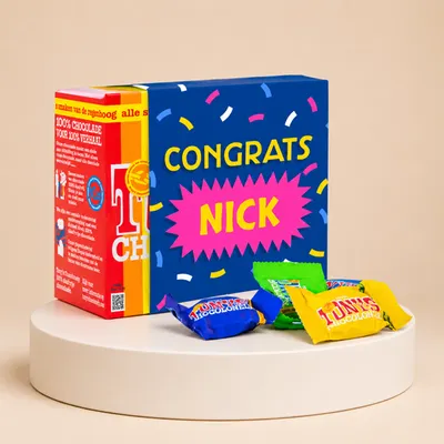 Tony's Chocolonely | Tiny Tony's | Congrats | Naam aanpasbaar