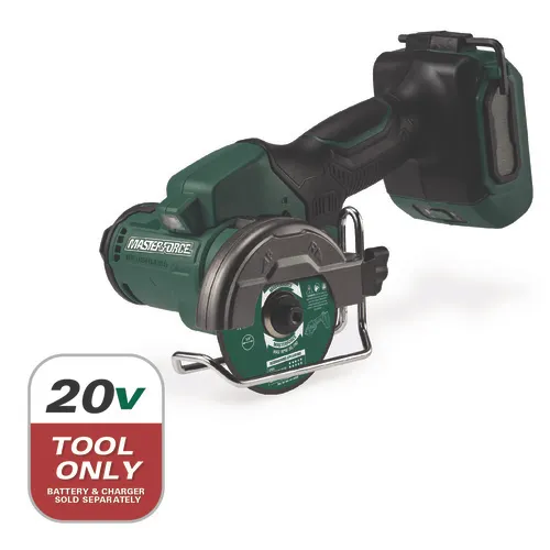 Masterforce® Ultra Compact 20-Volt Brushless Cordless 3" Cut-Off Saw - Tool Only