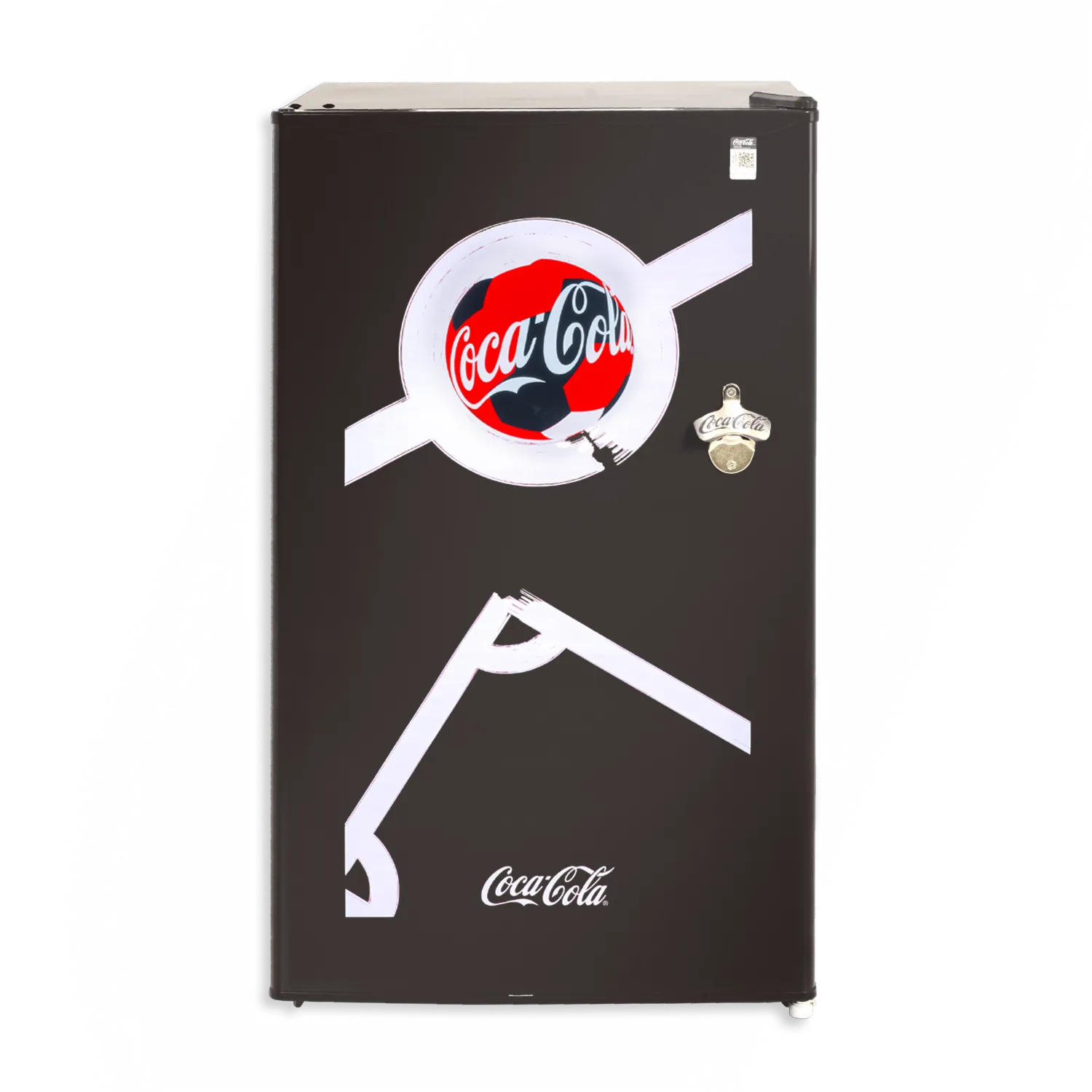 Refrigeradora World Cup Negra COCA COLA 91 Litros