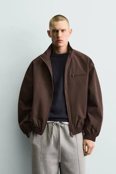 BOXY FIT WATER-REPELLENT TECHNICAL JACKET