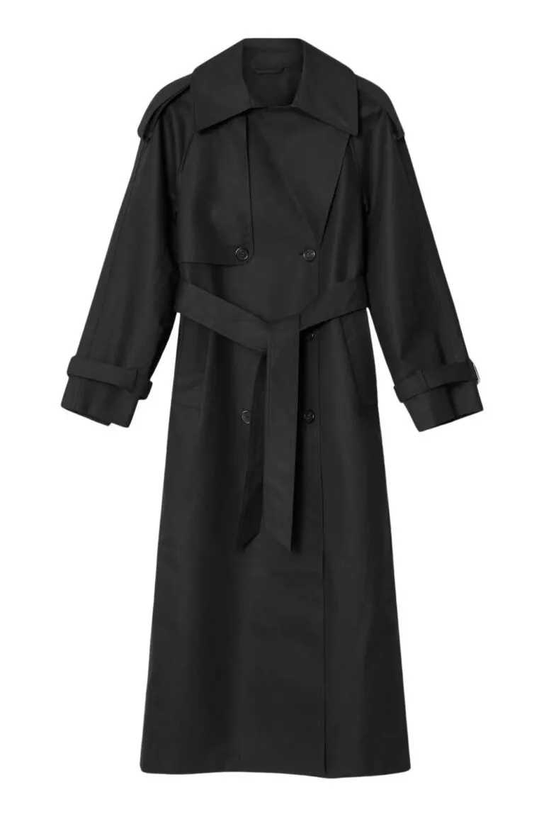 Cotton Trench - Sort