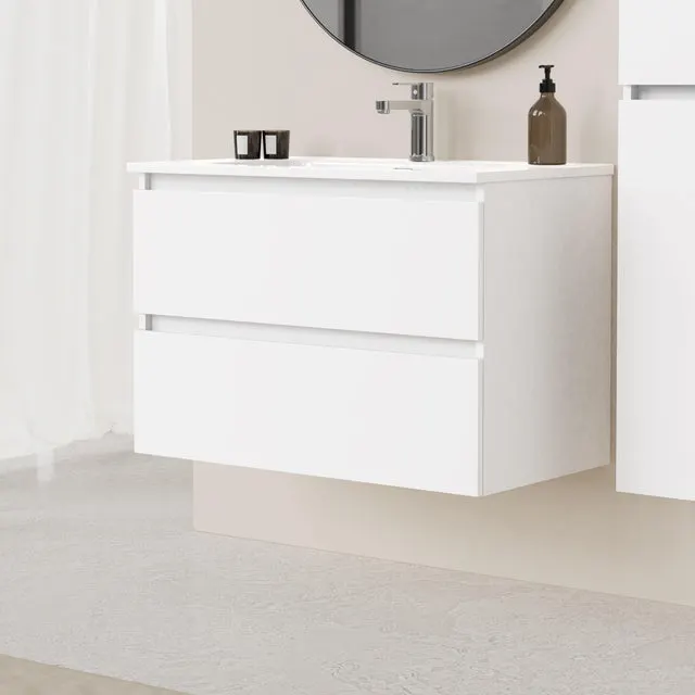 Mueble de baño con lavabo Espacio blanco 90x46 cm