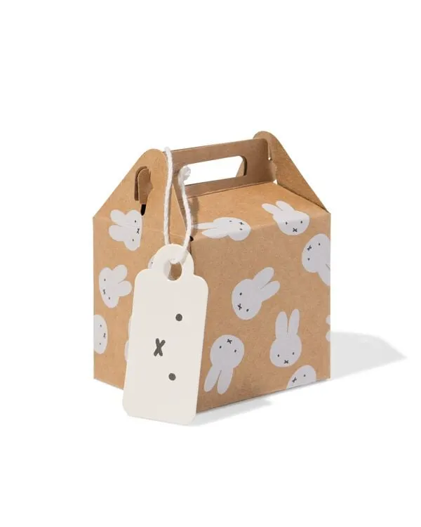 cadeau vouwdoosjes karton 5x5x5 bladeren - 6 stuks